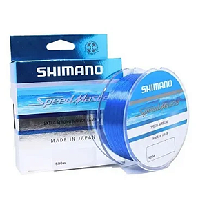 Linha Monofilamento Shimano Speed Master Surf 500m - Azul