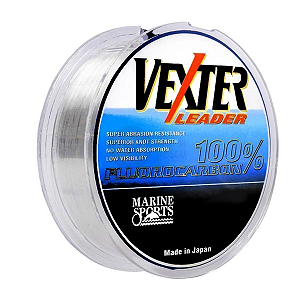 Linha Fluorcarbon Marine Sports Vexter Leader - 50m - Transparente