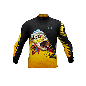 Camisa de Pesca Presa Viva - Manga Longa - Tucunaré Açu 04