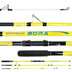 Vara Albatroz Fishing Bora 4503 (4,50m) 100-200g 3 partes - Molinete