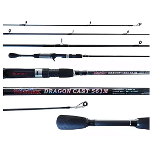 Vara Sumax Dragon 5'3''(1,60m) 6-10lb 1 parte - Carretilha