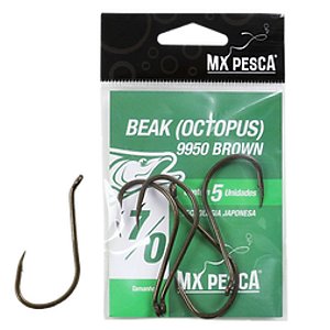 Anzol Mx Pesca Beak (Octopus) 9950 Brown