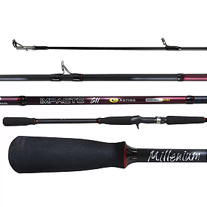 Vara Pesca Brasil Impacto GII 17C 5'8'' (1,73m) 8-17lb 2partes - Carretilha