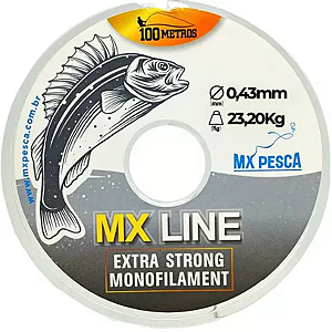 Linha Monofilamento Mx Line Extra Strong - Transparente