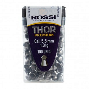 Chumbinho Rossi Thor Premium 5,5mm - 100 Unidades
