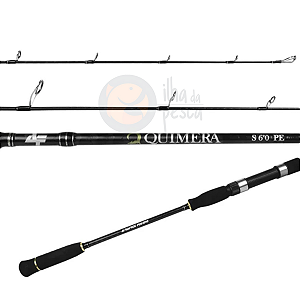 Vara Albatroz Fishing Quimera 602 (1,80m) 2 partes - Molinete