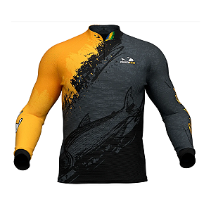 Camisa Presa Viva Dryflex - Manga Longa - Dourado 08