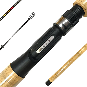 Vara M3X Black Cast Pro 7'0 (2,13m) 20-40lb - 1 parte - Carretilha