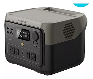 EcoFlow River 2 Max - Estação de Energia Portátil | 500W / 512Wh | Modo X-Boost até 1000W