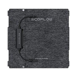 Painel Solar Portátil EcoFlow 60W – Energia Sustentável em Movimento
