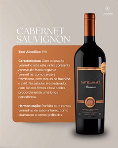 Vinho Cabernet Sauvignon Barricas Castellamare - 750 mL