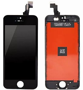 FRONTAL TELA DISPLAY LCD IPHONE 5S IPHONE 5SE 1 LINHA SUPERIOR