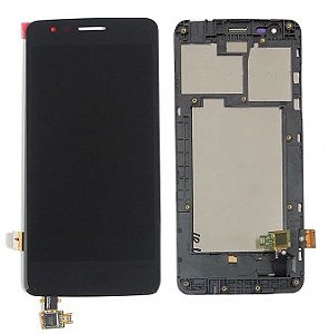FRONTAL TELA DISPLAY LCD LG K8 2017 X240 COM ARO 1 LINHA