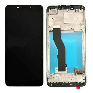 FRONTAL TELA DISPLAY LCD LG K8 PLUS (X120) COM ARO 1 LINHA