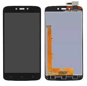 FRONTAL TELA DISPLAY LCD MOTOROLA MOTO C PLUS (XT1726) 1 LINHA