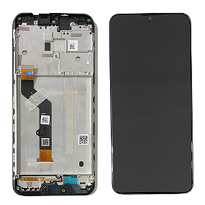 Frontal Tela Display Moto E7 Plus XT2081 Com Aro Original