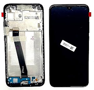 FRONTAL TELA DISPLAY XIAOMI REDMI 7 COM ARO ORIGINAL NACIONAL