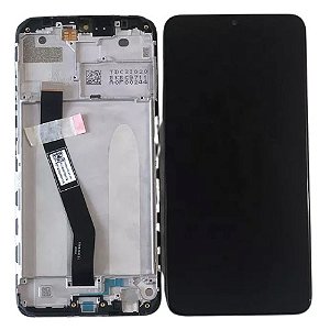 FRONTAL TELA DISPLAY LCD XIAOMI REDMI 8 / REDMI 8A COM ARO 1 LINHA