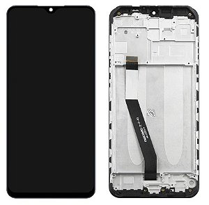 Frontal Tela Display Xiaomi Redmi 9 Com Aro 1 Linha