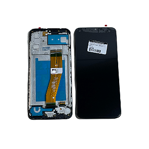 Frontal Tela Display Samsung A03S (A037) Com Aro 1 Linha