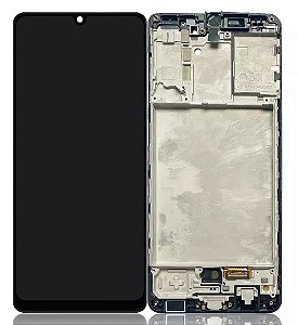 FRONTAL TELA DISPLAY SAMSUNG A31 (A315) COM ARO OLED VIVID