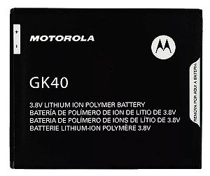 BATERIA MOTOROLA MOTO G4 PLAY / G5 / E4 / VIBE K5 ( GK40 ) ORIGINAL  NACIONAL - X3 Distribuidora - Peças e ferramentas para celulares no atacado.