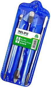 ESPATULAS PONTA DUPLA RELIFE RL-065