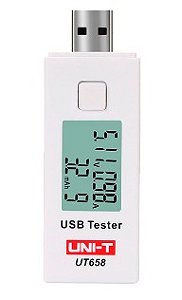 UNIT USB TESTE VOLTIMETRO / AMPERIMETRO