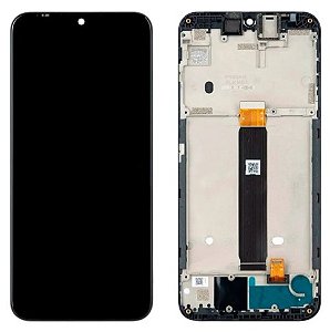 FRONTAL TELA DISPLAY MOTOROLA MOTO E6 PLUS (XT2025) COM ARO 1 LINHA