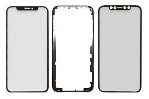 VIDRO COM ARO E OCA IPHONE 11 PRO MAX