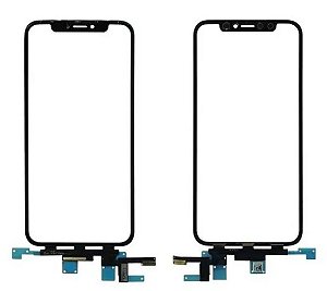 VIDRO COM TOUCH IPHONE XS FLEX CURTO