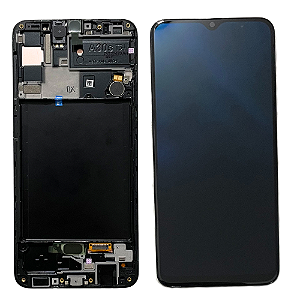 Frontal Tela Display Samsung A30s A307 Com Aro Original