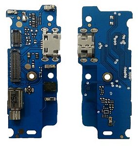 PLACA SUB CONECTOR DE CARGA MOTOROLA MOTO E4 (XT1763) 1 LINHA