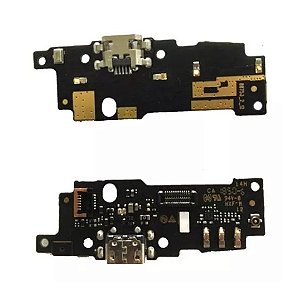 PLACA SUB CONECTOR DE CARGA MOTO E5 PLAY 1 LINHA
