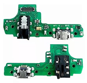 Placa Sub Conector de Carga Samsung A10S (A107) Versao M15 1 Linha