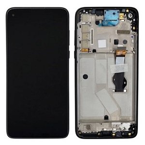 Frontal Tela Display Moto G8 Power XT2041 Com Aro Original