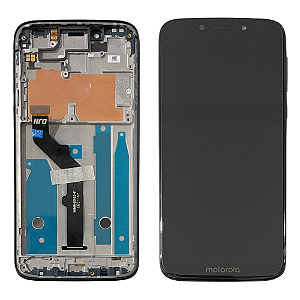 Frontal Tela Display Moto G7 Play Xt1952 Com Aro Original