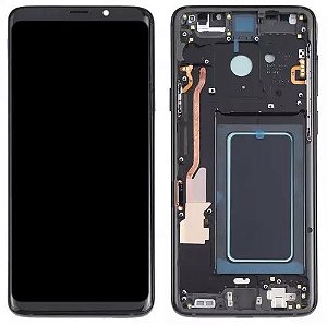 FRONTAL TELA DISPLAY SAMSUNG S9 (G960) COM ARO ORIGINAL NACIONAL