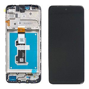 Frontal Tela Display Moto E40 XT2159 Com Aro Original