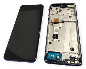 FRONTAL TELA DISPLAY LCD MOTOROLA MOTO G 5G PLUS (XT2075)  COM ARO 1 LINHA