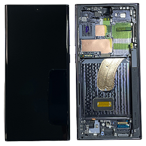 Frontal Tela Display Samsung S23 Ultra S918 Com Aro Original
