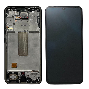 Frontal Tela Display Samsung A34 5G A346 Com Aro Original