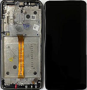 FRONTAL TELA DISPLAY LCD MOTOROLA MOTO ONE HYPER (XT2027) COM ARO 1 LINHA