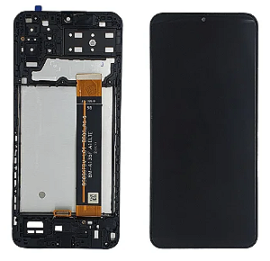 FRONTAL TELA DISPLAY LCD SAMSUNG M13 COM ARO 1 LINHA