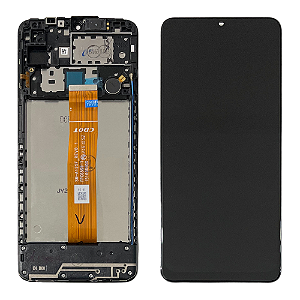 Frontal Tela Display Samsung A12 A127 Com Aro Original
