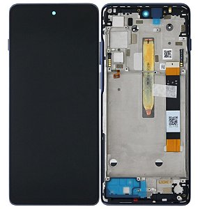 Frontal Tela Display Moto G200 Xt2175 Com Aro Original