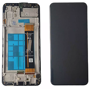 Frontal Tela Display Samsung A23 5G (A236) Com Aro 1 Linha