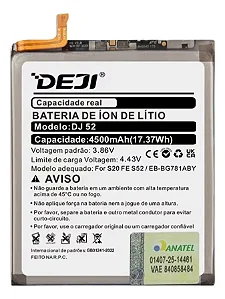 Bateria Samsung A52 / A52S / S20FE / S20 FE Deji