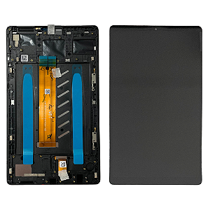 FRONTAL TELA DISPLAY SAMSUNG TAB A7 LITE T220 / T225 COM ARO ORIGINAL NACIONAL