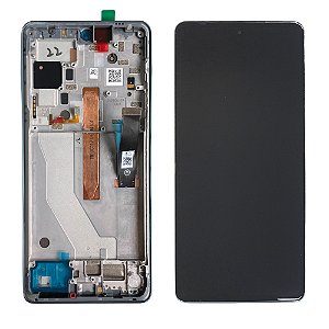 Frontal Tela Display Moto Edge 20 Pro XT2153 C Aro Original